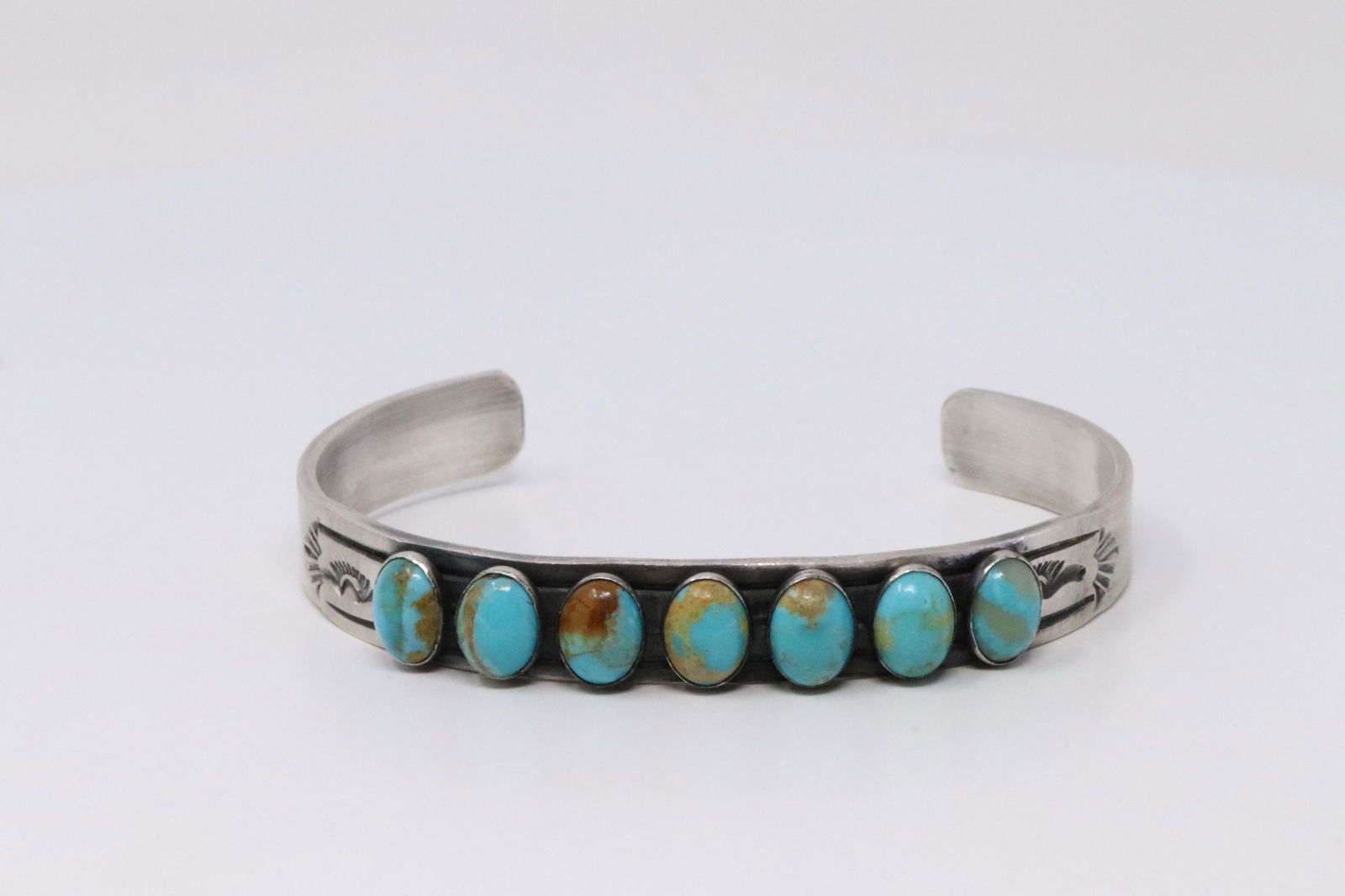 Native American Navajo Handmade Sterling Silver (1 of 4)