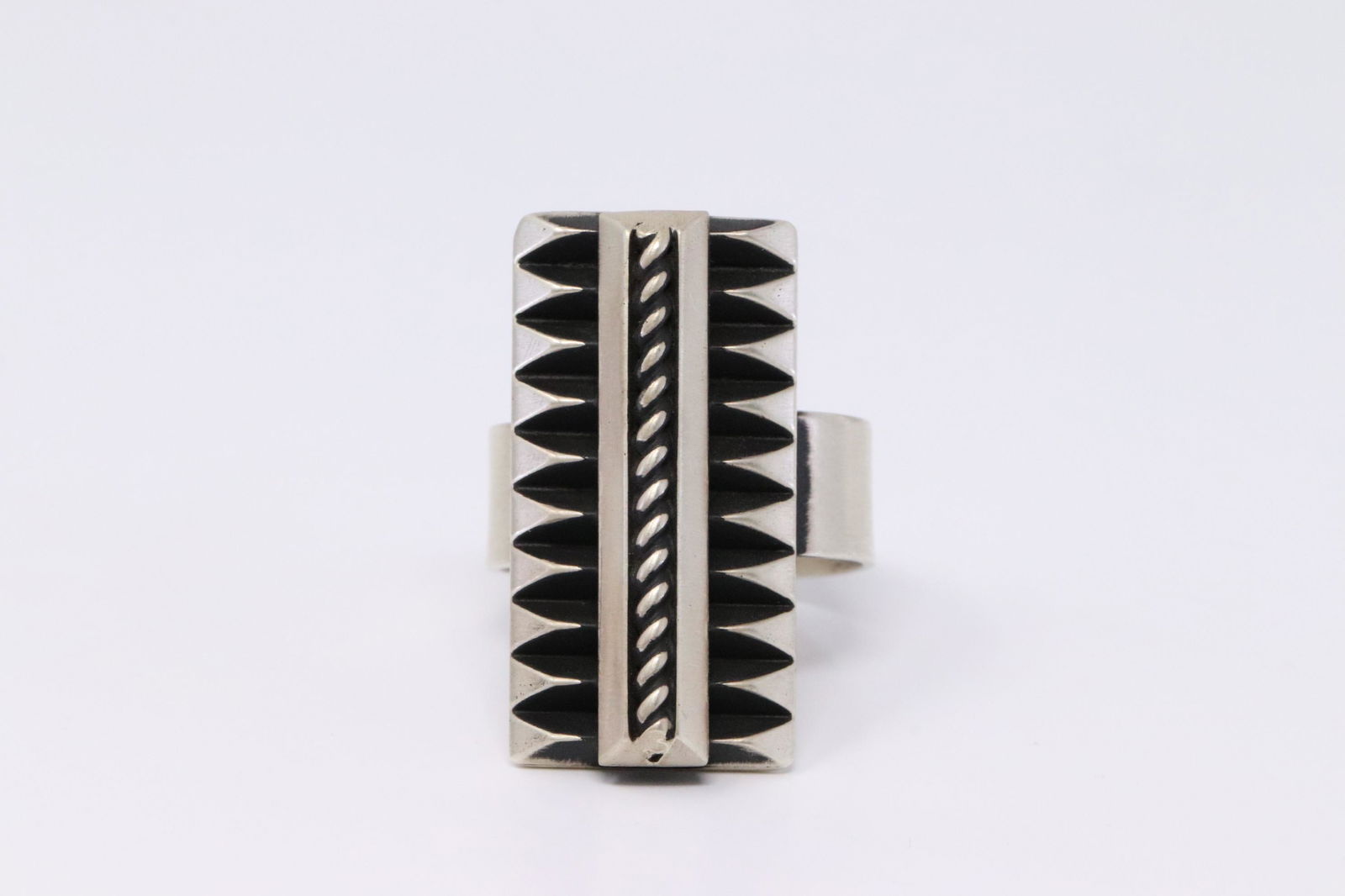 Native American Navajo Handmade Sterling Silver Ring By (1 of 4)