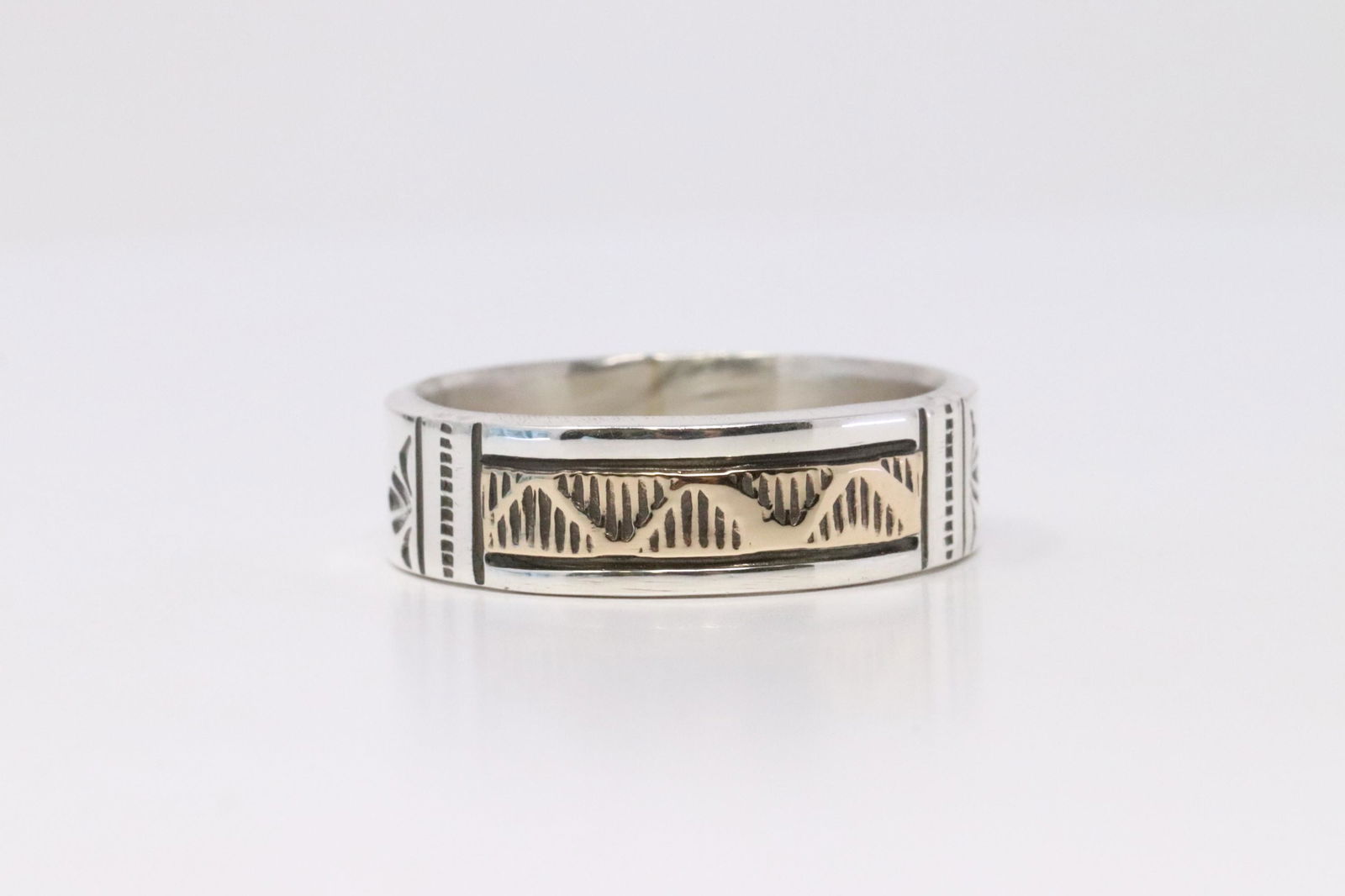 Native American Navajo Handmade Sterling Silver Ring By (1 of 4)