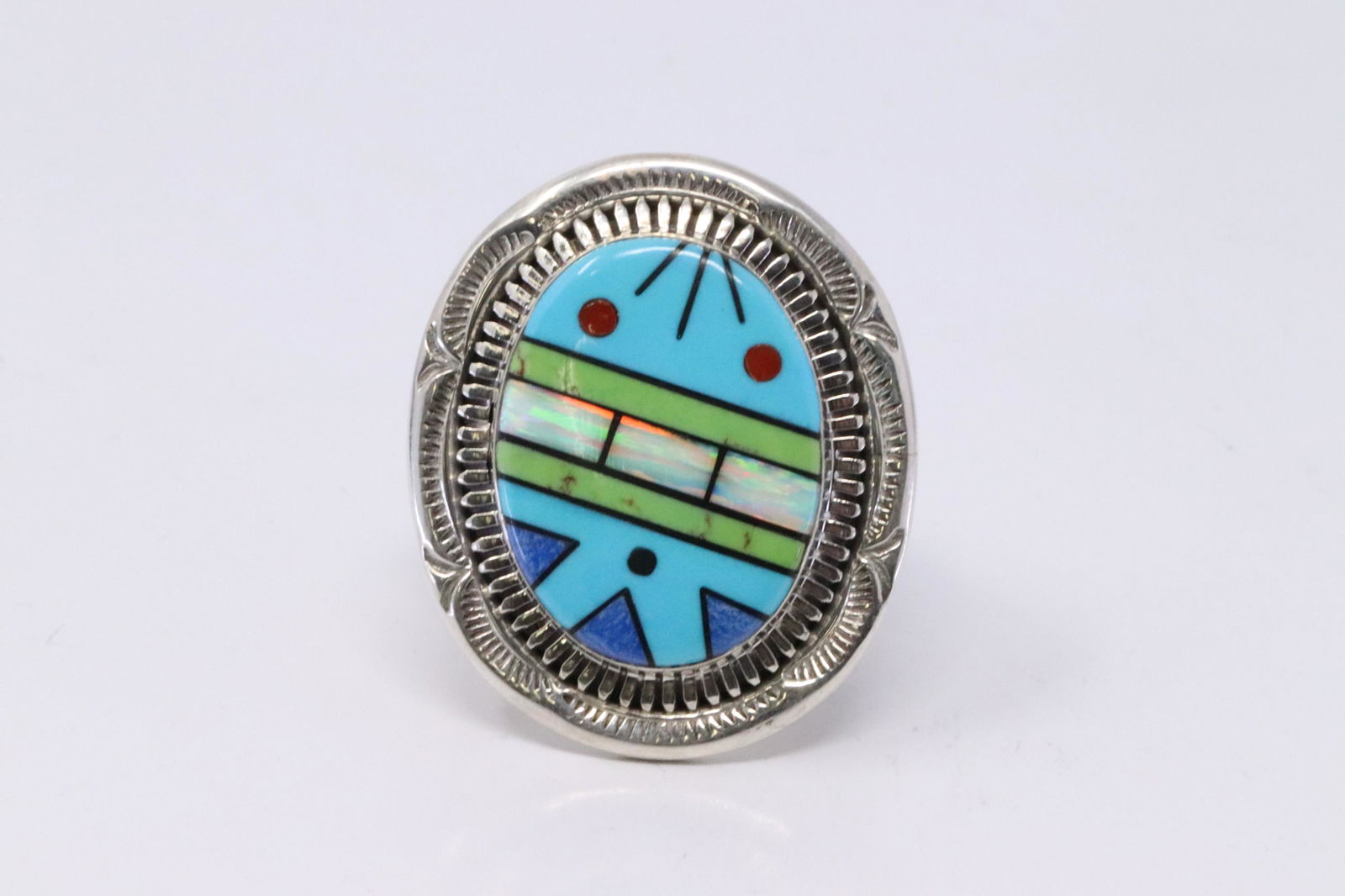 Native America Zuni Handmade Sterling Silver (1 of 4)