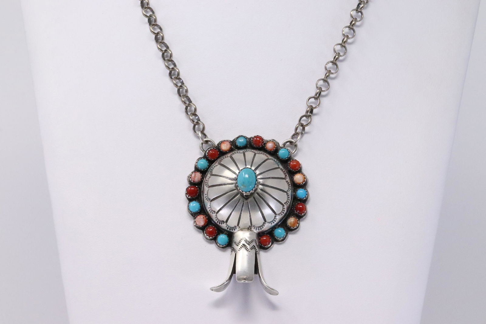 Native American Navajo Handmade Sterling Silver (1 of 4)