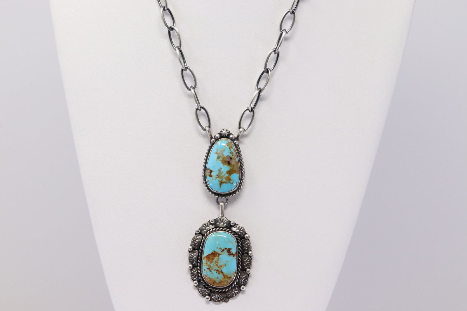 Native America Handmade Navajo Sterling Silver Kingman (1 of 4)