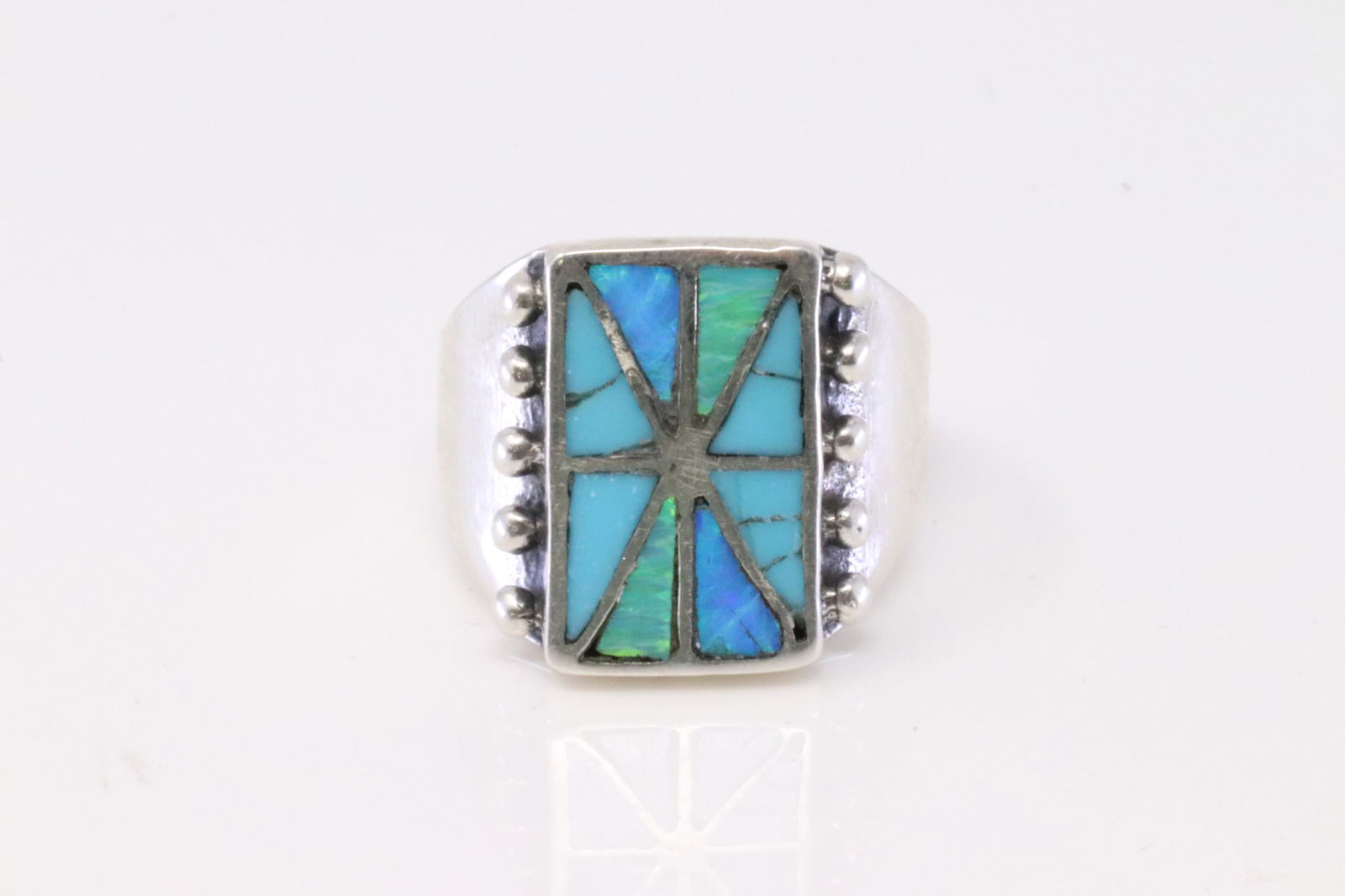 Native American Zuni Handmade Sterling Silver (1 of 4)