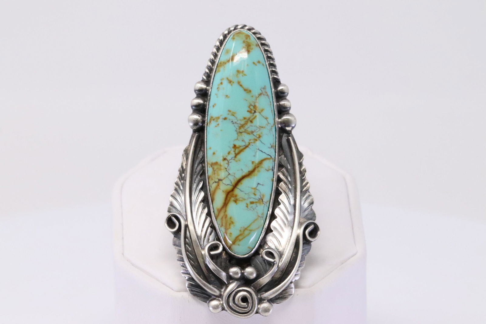 Native American Navajo Handmade Sterling Silver Kingman (1 of 4)