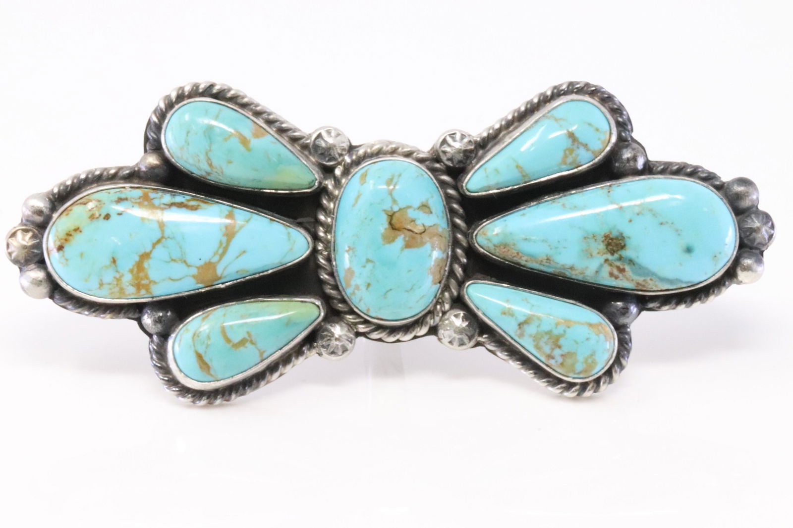 Native America Navajo Handmade Sterling Silver Kingman (1 of 5)