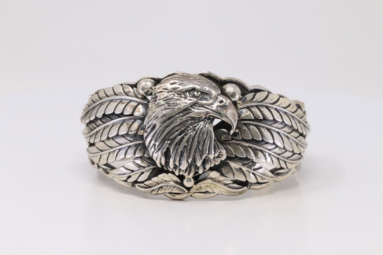 Native America Navajo Handmade Sterling Silver Eagle (1 of 4)