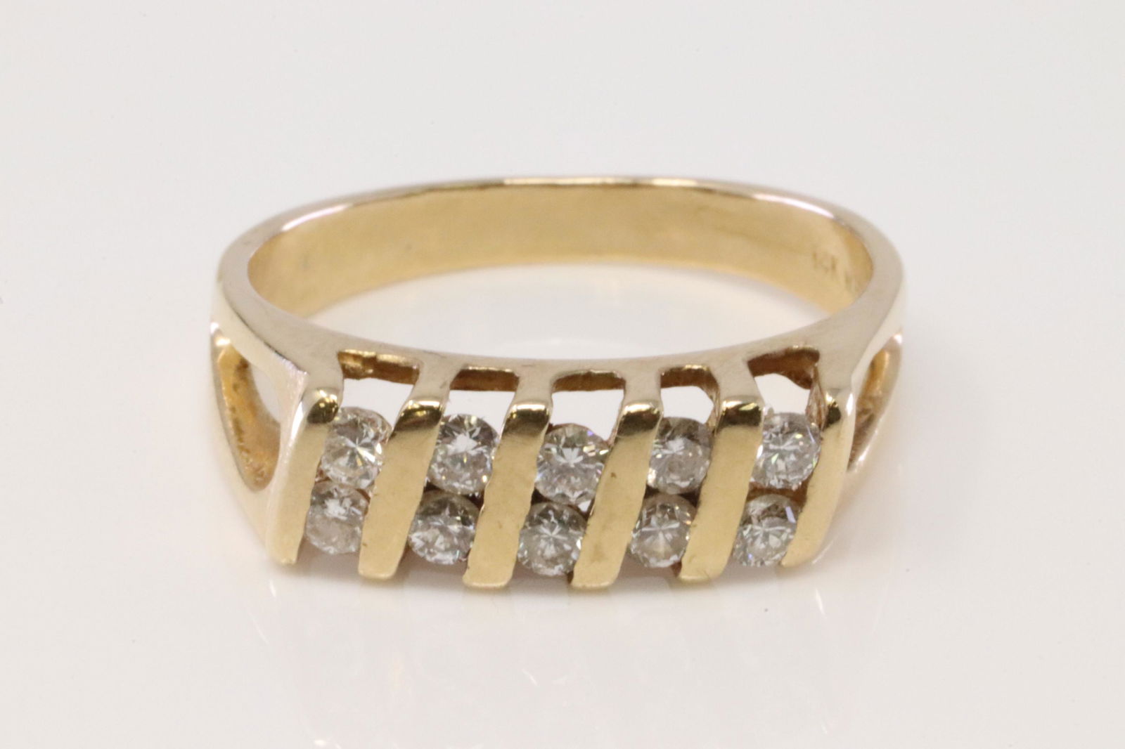 14KT Ladies Diamond Ring Yellow Gold (1 of 3)