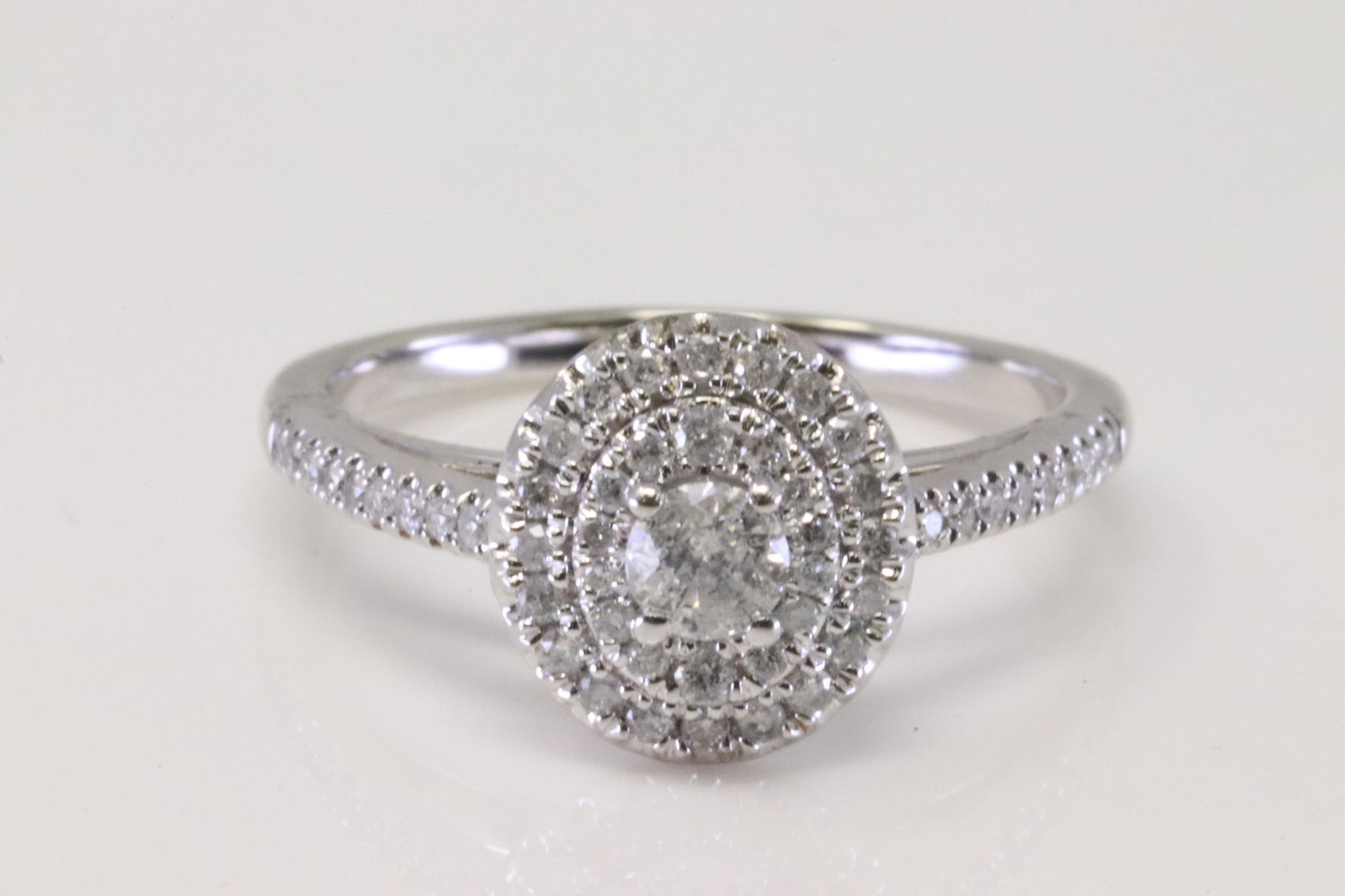 White Gold Diamond Ring. (1 of 4)