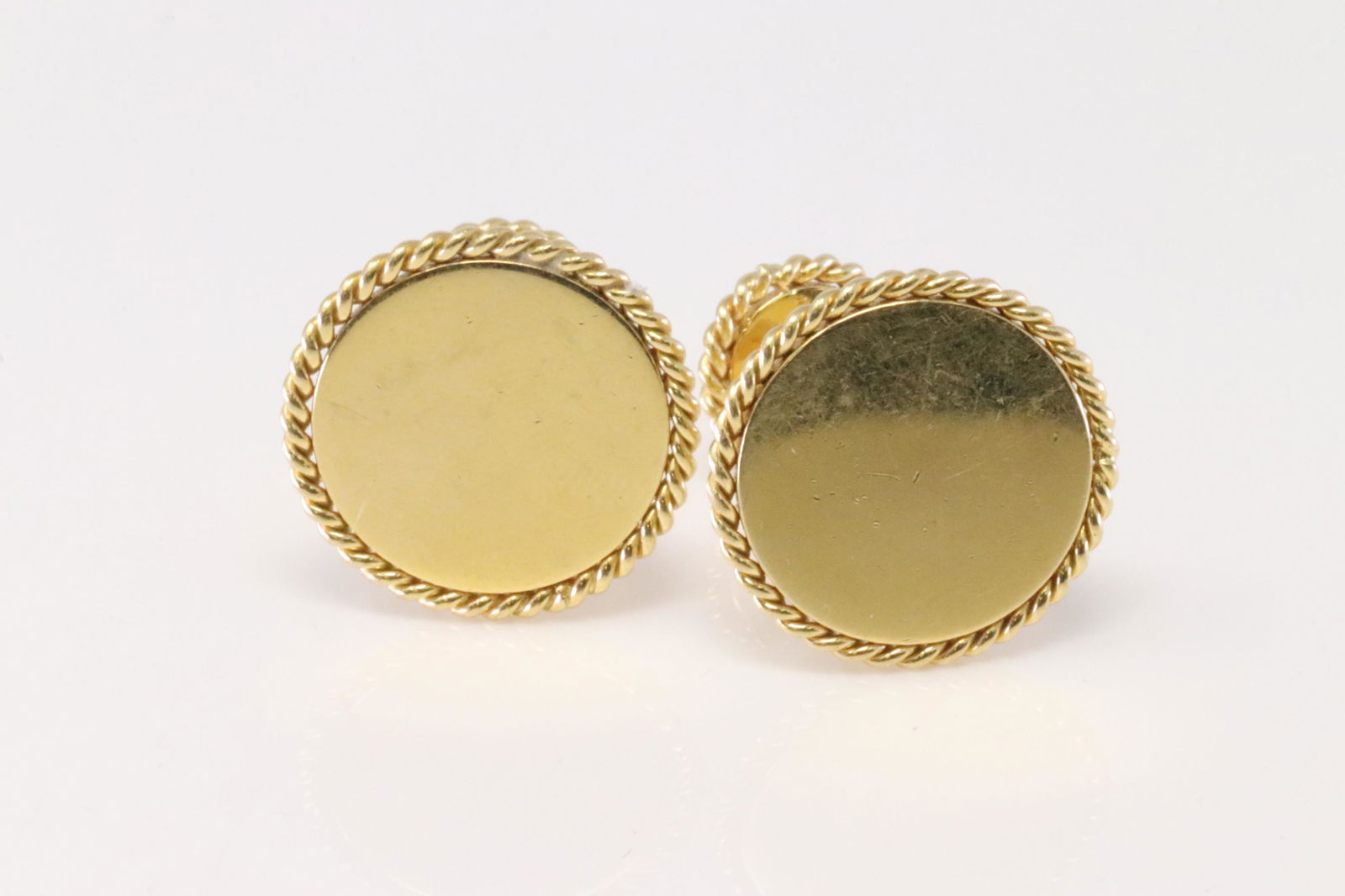 18Kt Yellow Gold Cuff Links Tiffany & Co. (1 of 4)