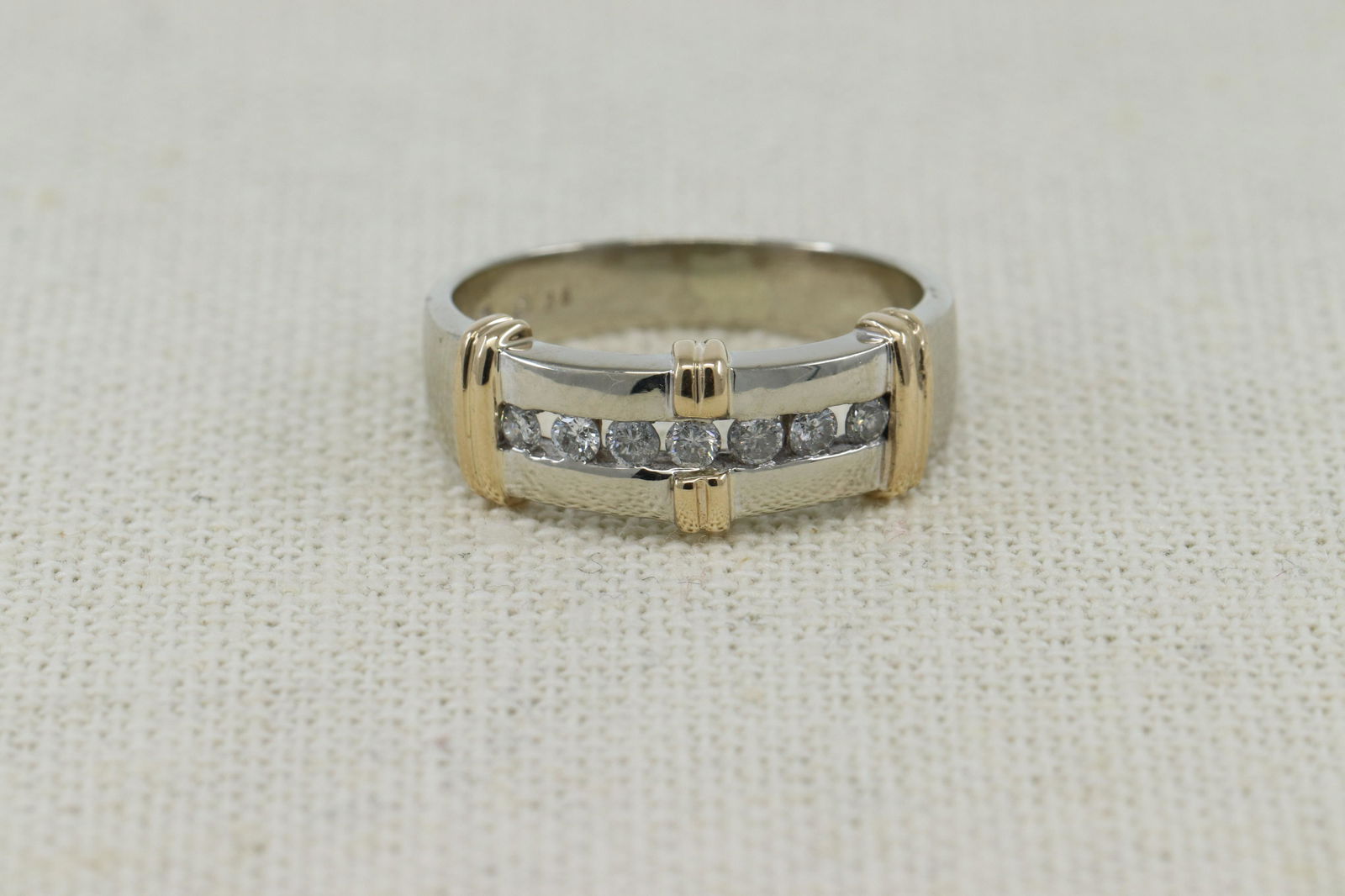 14Kt Men's Diamond Ring (1 of 5)