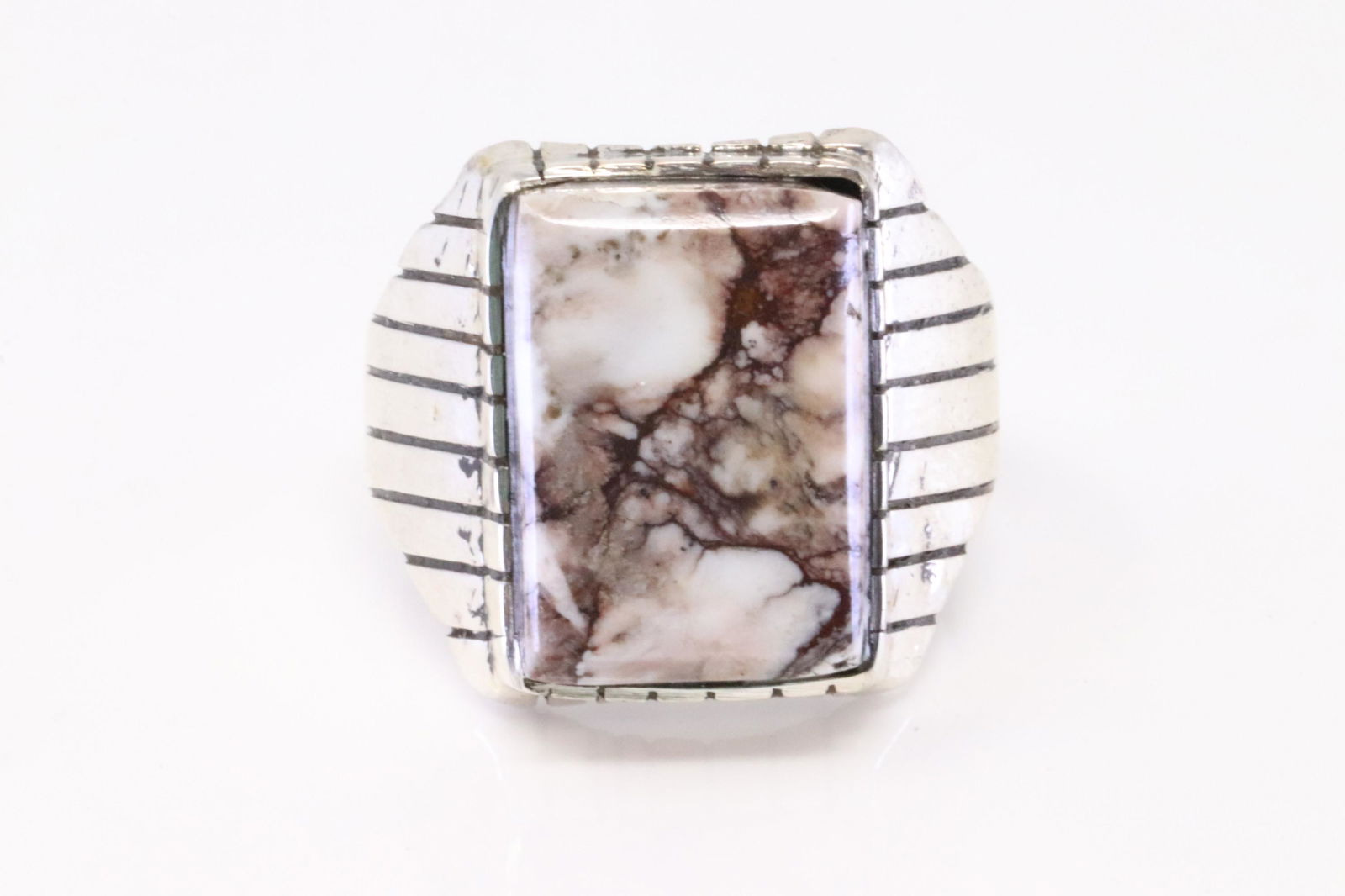 Native American Navajo Handmade Sterling Silver Wild Horse Ring By R. (1 of 4)
