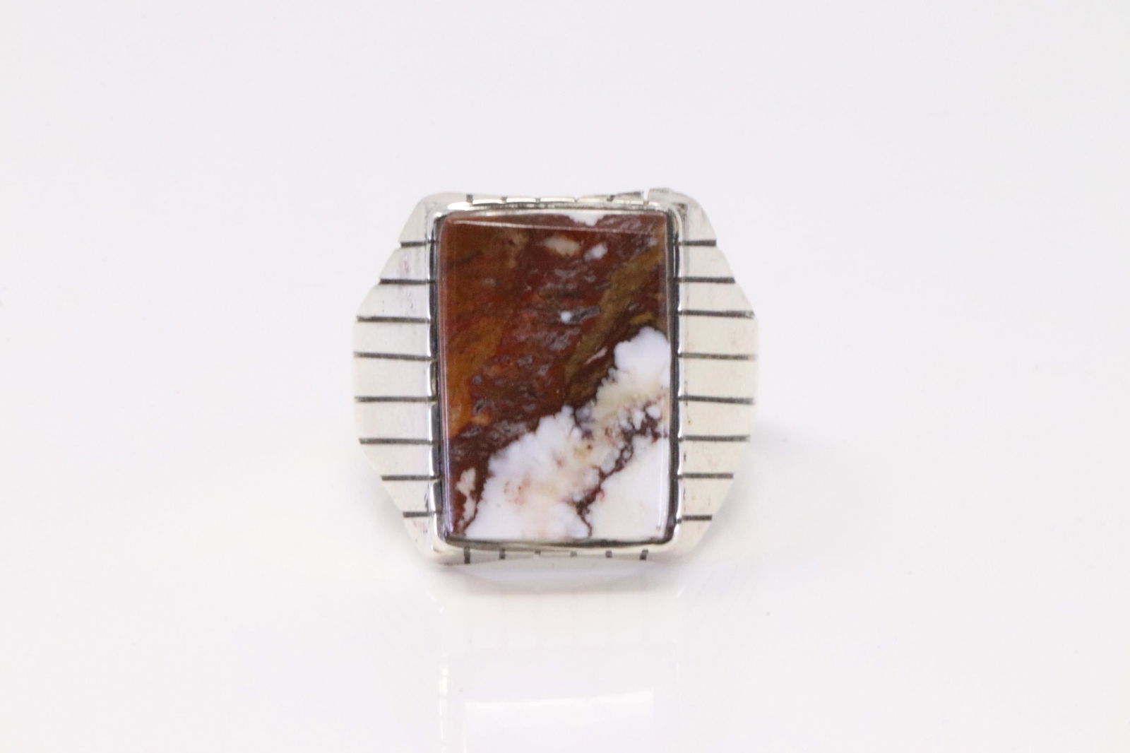 Native America Navajo Handmade Sterling Silver Wild Horse Ring By Ray Jack. (1 of 4)