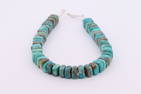 Native America Navajo Handmade Sterling Silver Turquoise Bracelet.