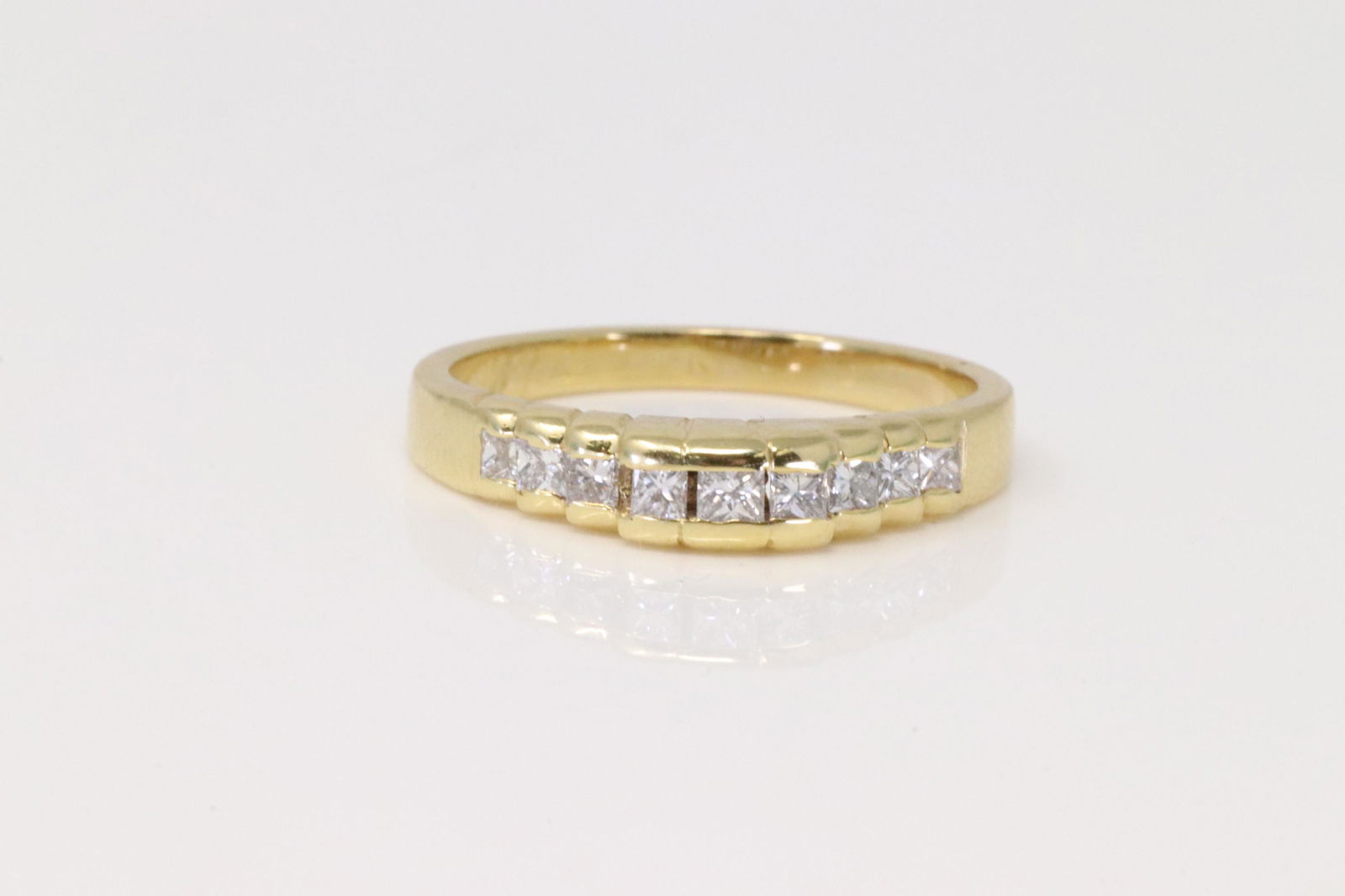 14KT Diamond Yellow Gold Ring (1 of 4)