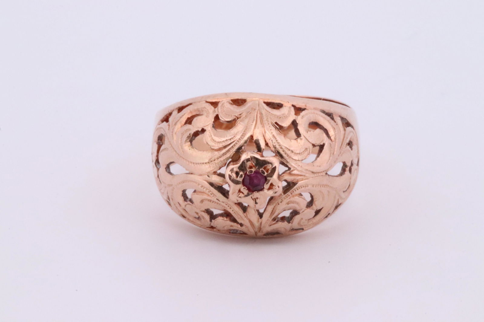 14Kt Art Deco Amethyst Ring (1 of 3)