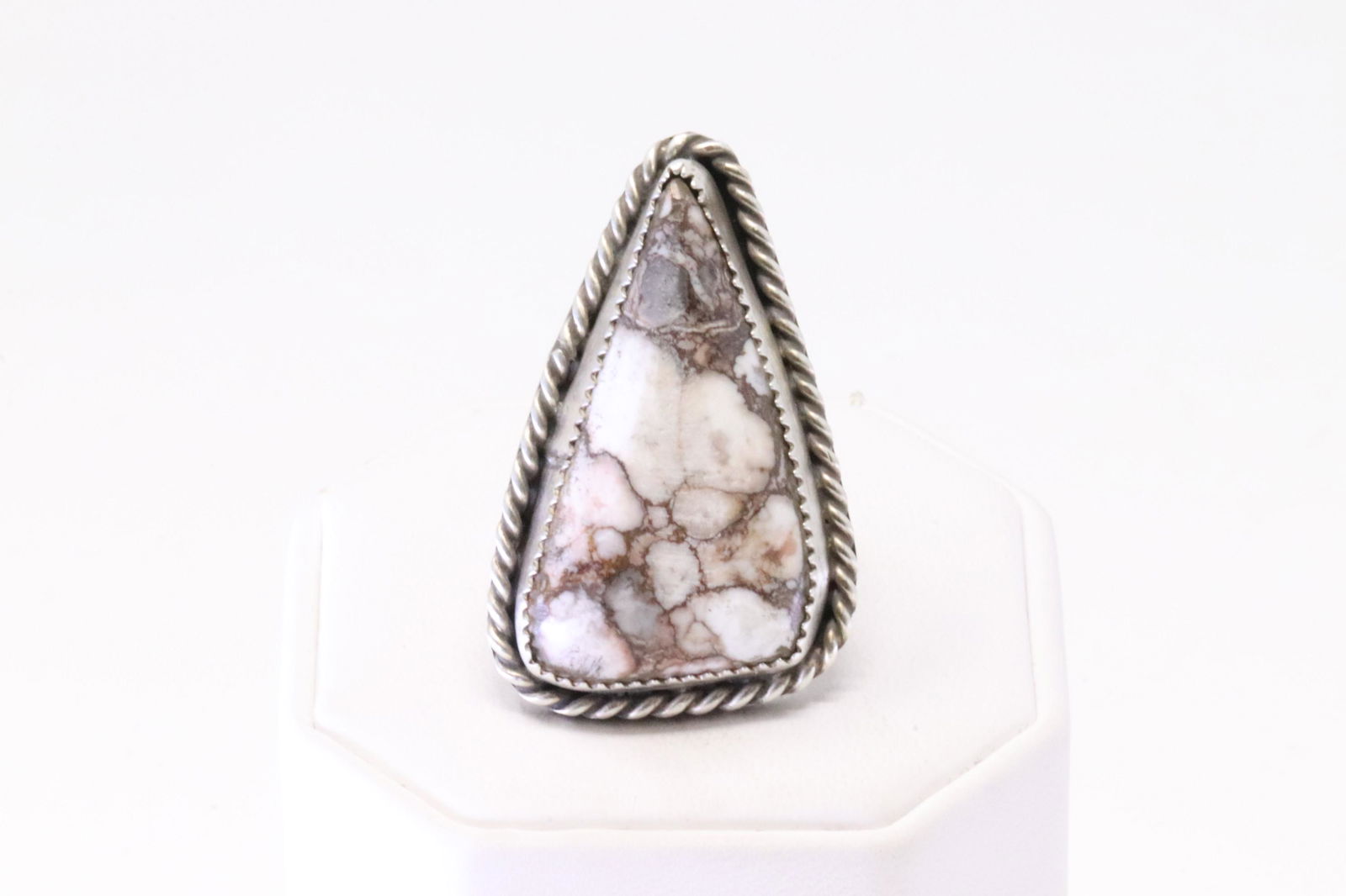 Native America Navajo Handmade Sterling Silver Wild Horse Ring By J.J. (1 of 4)