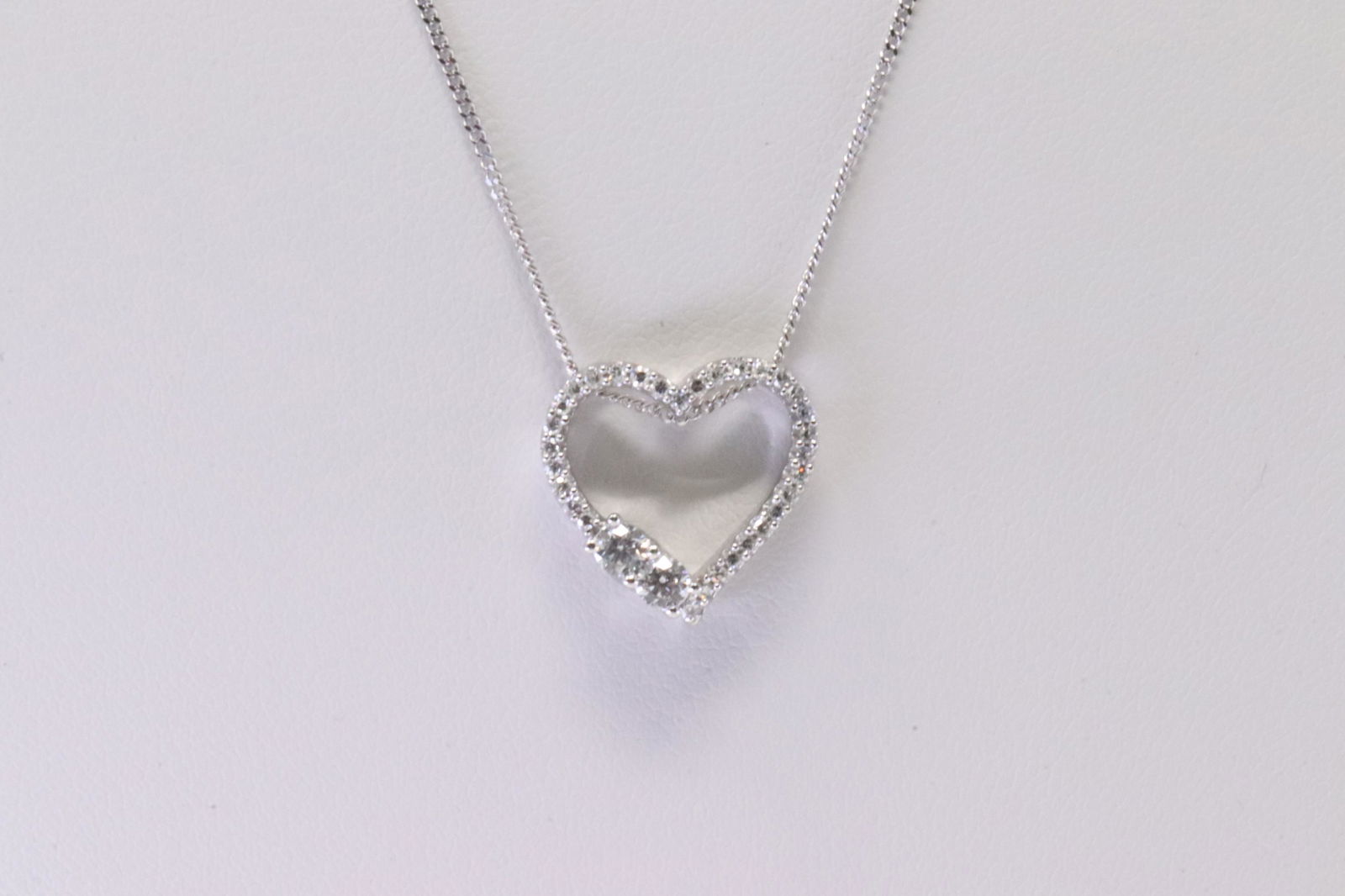 Diamond Heart Pendant 14Kt. (1 of 4)