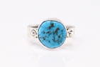 Native America Navajo Sterling Silver Turquoise Ring.