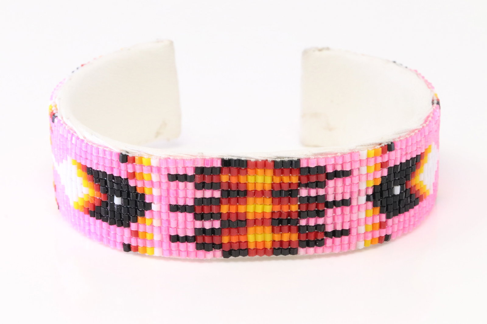 Native American Navajo Multi-Color Stone Leather Bracelet By Preston Mccorky.: This is a Native American Navajo Multi-Color Stone Leather Bracelet By Preston Mccorky.