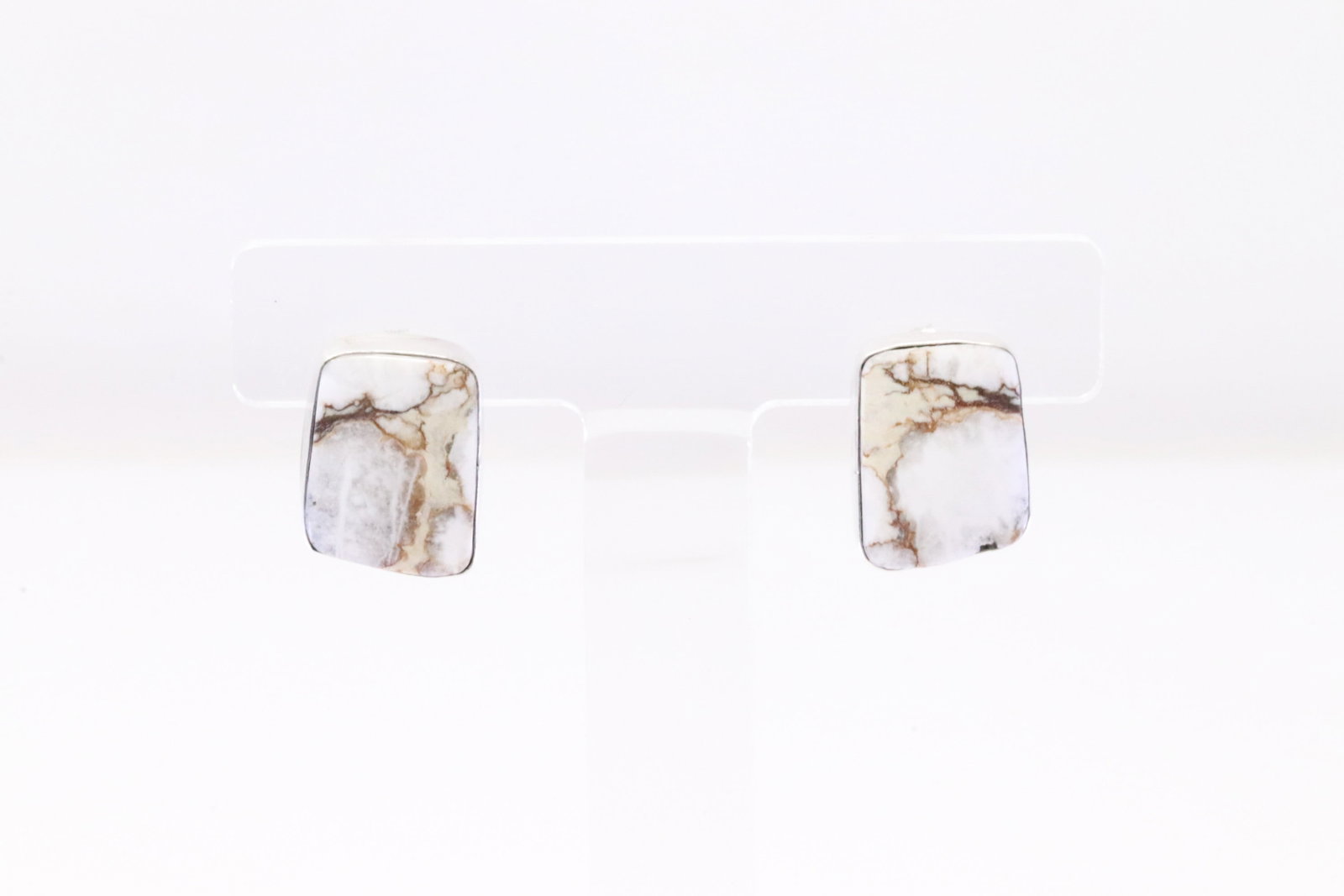 Native America Navajo Sterling Silver Wild Horse Post Earring's By Judith Dixon.: This is a Native America Navajo Sterling Silver Wild Horse Post Earring's By Judith Dixon.