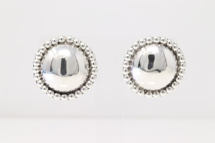 Native America Navajo Sterling Silver Post Earring's By Lorraine Chee.