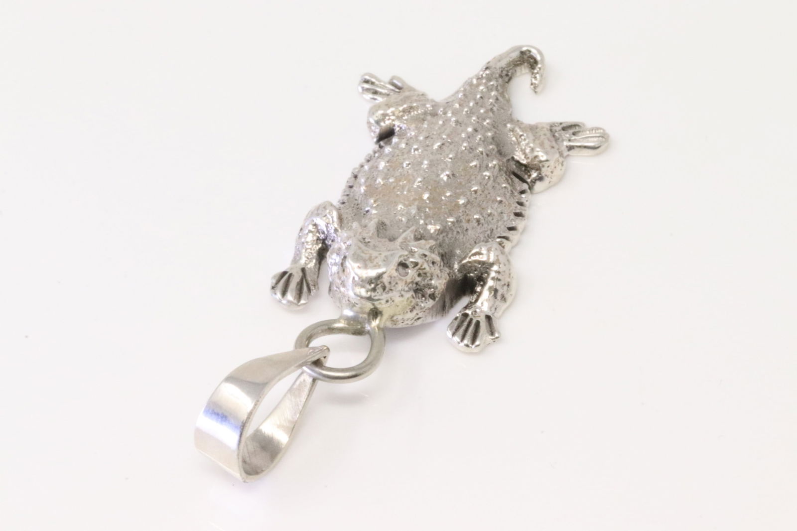 Native America Navajo Sterling Silver Solid Pendant By A.M. (1 of 3)