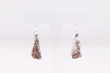 Native America Navajo Sterling Silver Wild Horse Dangling Earring's By Judith Dixon.