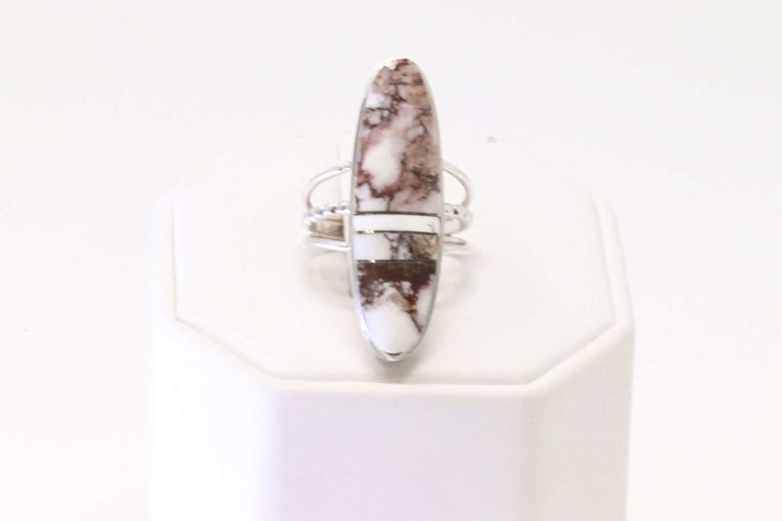 Native America Navajo Sterling Silver Wild Horse Ring By H.Smith. (1 of 4)