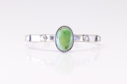 Native America Navajo Sterling Silver Palomino Bracelet Cuff By Samuel Yellowhair.