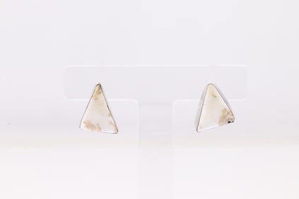 Native America Navajo Sterling Silver Wild Horse Post Earring's By Judith Dixon.