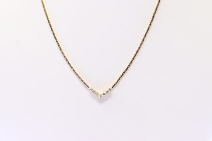 Diamond Pendant / Necklace 14Kt.