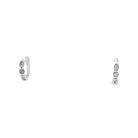 Diamond Hoop Earring 14Kt.