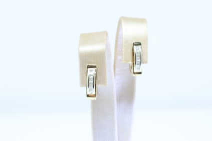 Diamond Hoop Earring 10Kt.