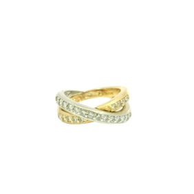 14KT Two-Tone Gold  Diamond Ring