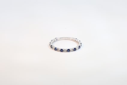 Sapphire & Diamond Ring 14Kt.