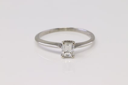 White Gold Diamond Ring 14Kt.