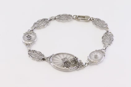 Vintage Diamond Bracelet 14Kt.