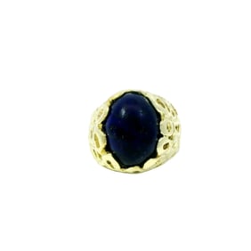 14KT Gold Lapis Vintage Ring