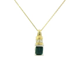 14KT Sapphire Pendant Necklace