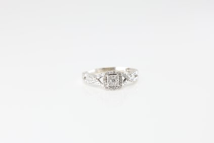 White Gold Diamond Ring