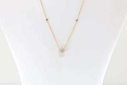 Diamond By The Yard Necklace 18Kt.