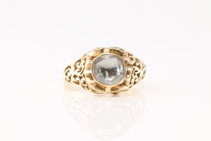 EGL-USA Vintage Diamond Ring 18Kt.