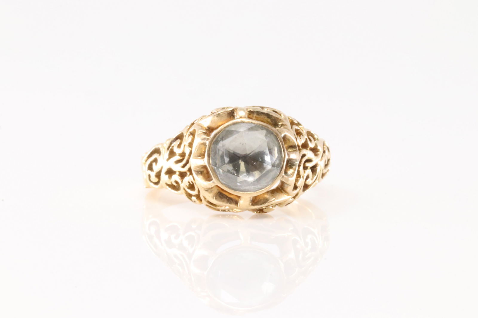 EGL-USA Vintage Diamond Ring 18Kt. (1 of 4)