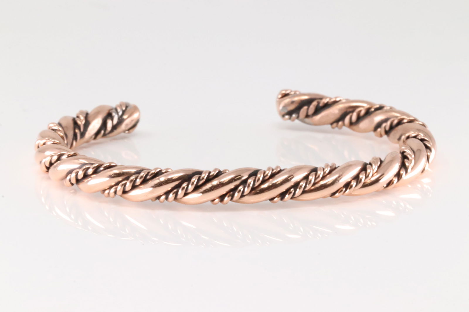 Native America Navajo Copper Bracelet Cuff By Elaine Tahe. (1 of 4)