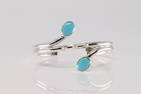Native America Navajo Sterling Silver Turquoise Bracelet Cuff By Thomas Yazzie.