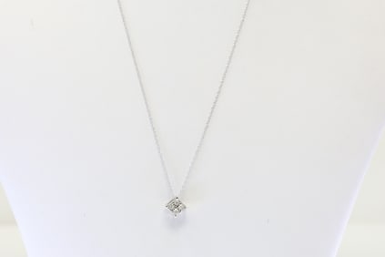 Diamond Pendant & Necklace 10Kt.
