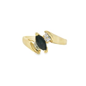 Sapphire & Diamond Ring 10Kt.