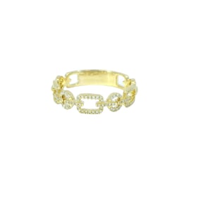 14kt Gold Chain Ring