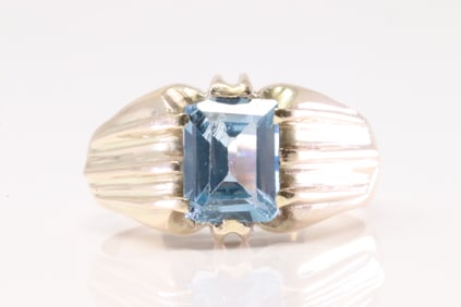 Aquamarine Ring 14Kt.