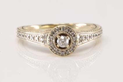 Engagement Diamond Ring 10Kt.